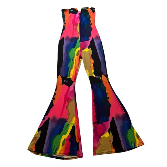 Lilly’s Kloset Tie Dye Strapless Bell Bottom Jumpsuit - Picture 7 of 15